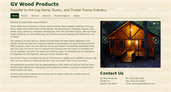 Desktop Screenshot of gvwoodproducts.com